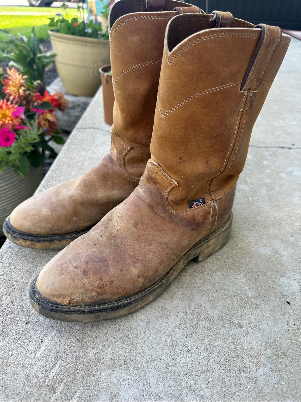 Justin Boots Men’s Conductor Boots size 8D